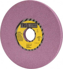 Tru-Maxx - 7" Diam x 1-1/4" Hole x 1/2" Thick, I Hardness, 60 Grit Surface Grinding Wheel - Aluminum Oxide, Type 1, Medium Grade, 3,600 Max RPM, Vitrified Bond, No Recess - USA Tool & Supply