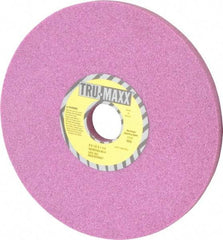 Tru-Maxx - 8" Diam x 1-1/4" Hole x 1/2" Thick, H Hardness, 46 Grit Surface Grinding Wheel - Aluminum Oxide, Type 1, Coarse Grade, 3,105 Max RPM, Vitrified Bond, No Recess - USA Tool & Supply