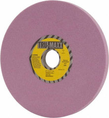Tru-Maxx - 8" Diam x 1-1/4" Hole x 1/2" Thick, J Hardness, 80 Grit Surface Grinding Wheel - Aluminum Oxide, Type 1, Medium Grade, 3,600 Max RPM, Vitrified Bond, No Recess - USA Tool & Supply