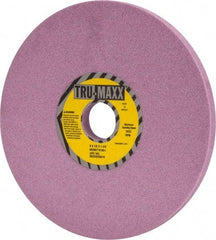 Tru-Maxx - 8" Diam x 1-1/4" Hole x 1/2" Thick, I Hardness, 60 Grit Surface Grinding Wheel - Aluminum Oxide, Type 1, Medium Grade, 3,600 Max RPM, Vitrified Bond, No Recess - USA Tool & Supply