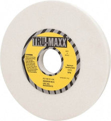 Tru-Maxx - 6" Diam x 1-1/4" Hole x 1/2" Thick, K Hardness, 80 Grit Surface Grinding Wheel - Aluminum Oxide, Type 1, Medium Grade, 5,410 Max RPM, Vitrified Bond, No Recess - USA Tool & Supply