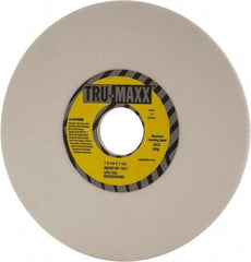 Tru-Maxx - 7" Diam x 1-1/4" Hole x 1/4" Thick, I Hardness, 120 Grit Surface Grinding Wheel - Aluminum Oxide, Type 1, Fine Grade, 3,600 Max RPM, Vitrified Bond, No Recess - USA Tool & Supply