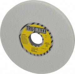 Tru-Maxx - 7" Diam x 1-1/4" Hole x 1/2" Thick, H Hardness, 46 Grit Surface Grinding Wheel - Aluminum Oxide, Type 1, Coarse Grade, 3,600 Max RPM, Vitrified Bond, No Recess - USA Tool & Supply