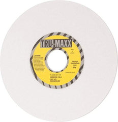 Tru-Maxx - 7" Diam x 1-1/4" Hole x 1/4" Thick, J Hardness, 100 Grit Surface Grinding Wheel - Aluminum Oxide, Type 1, Fine Grade, 3,600 Max RPM, Vitrified Bond, No Recess - USA Tool & Supply