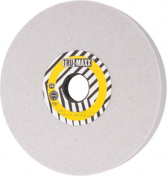Tru-Maxx - 8" Diam x 1-1/4" Hole x 1" Thick, K Hardness, 60 Grit Surface Grinding Wheel - Aluminum Oxide, Type 5, Medium Grade, 3,600 Max RPM, Vitrified Bond, One-Side Recess - USA Tool & Supply