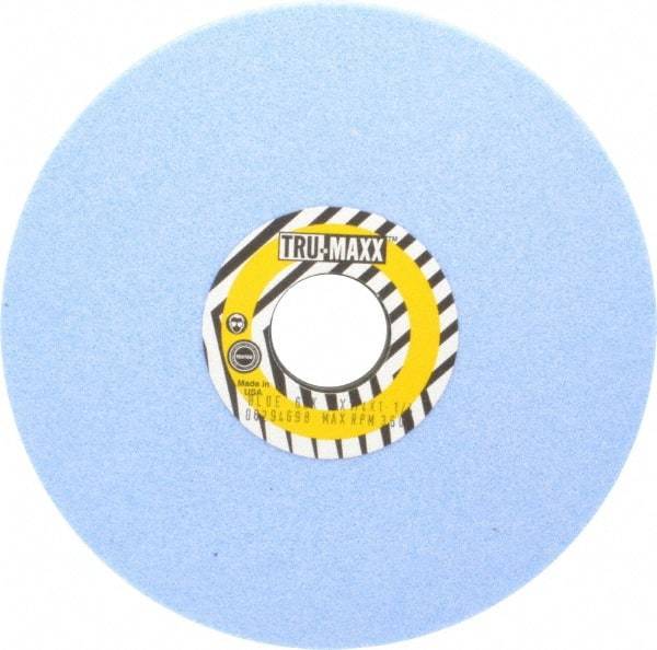 Tru-Maxx - 7" Diam x 1-1/4" Hole x 1/4" Thick, K Hardness, 60 Grit Surface Grinding Wheel - Ceramic, Type 1, Medium Grade, 3,600 Max RPM, Vitrified Bond, No Recess - USA Tool & Supply