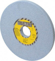 Tru-Maxx - 7" Diam x 1-1/4" Hole x 1/2" Thick, I Hardness, 46 Grit Surface Grinding Wheel - Ceramic, Type 1, Coarse Grade, 3,600 Max RPM, Vitrified Bond, No Recess - USA Tool & Supply