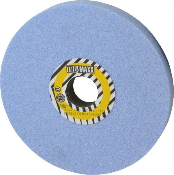 Tru-Maxx - 7" Diam x 1-1/4" Hole x 3/4" Thick, I Hardness, 46 Grit Surface Grinding Wheel - Ceramic, Type 1, Coarse Grade, 3,600 Max RPM, Vitrified Bond, No Recess - USA Tool & Supply