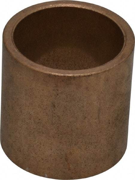 Boston Gear - 1-1/4" Inside x 1-1/2" Outside Diam, Oil Impregnated Bronze SAE-841 Sleeve Bearing - 1-1/2" OAL - USA Tool & Supply