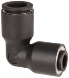 Legris - 3/8 x 1/4" Outside Diam, Nylon Push-to-Connect Tube Union Elbow - 290 Max psi - USA Tool & Supply