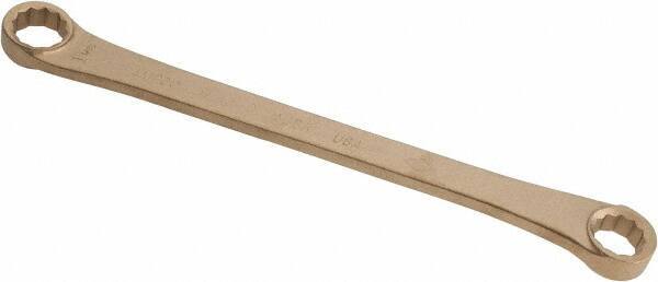 Ampco - 15/16" x 1-1/16" 12 Point Offset Box Wrench - Double End, 15-1/8" OAL, Aluminum Bronze - USA Tool & Supply