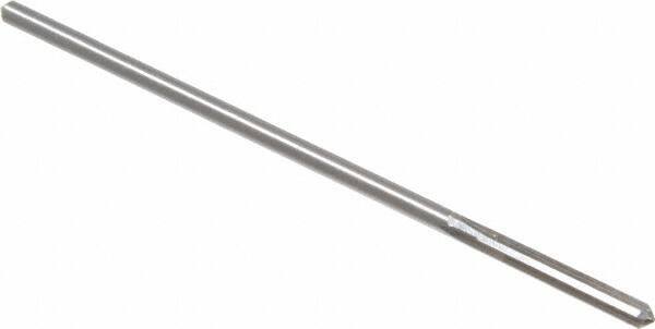 Alvord Polk - #32 High Speed Steel 4 Flute Chucking Reamer - Straight Flute, 0.112" Straight Shank, 7/8" Flute Length, 3-1/2" OAL - USA Tool & Supply