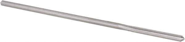 Alvord Polk - #35 High Speed Steel 4 Flute Chucking Reamer - Straight Flute, 0.103" Straight Shank, 7/8" Flute Length, 3-1/2" OAL - USA Tool & Supply