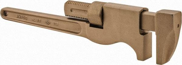 Ampco - 21" Aluminum Bronze Alloy Monkey Wrench - 4-1/8" Pipe Capacity - USA Tool & Supply