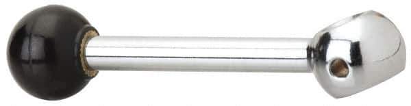 Gibraltar - 1 Offset Arm, 5/16" Hole, Reamed Clamping Handle - 25/32" Hub Diam, 13/16" Ball Diam - USA Tool & Supply