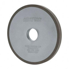 Norton - 6" Diam x 1-1/4" Hole x 1/2" Thick, 120 Grit Surface Grinding Wheel - Diamond, Type 1A1, Fine Grade, Resinoid Bond - USA Tool & Supply