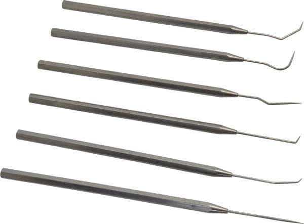 Moody Tools - 6 Piece Precision Probe Set - Steel - USA Tool & Supply