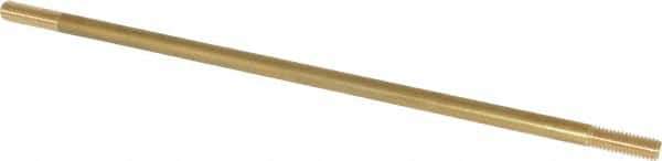 Made in USA - 12" Long, 3/8-16 Thread, Float Valve Rod - Brass, 1/2" Thread Length - USA Tool & Supply
