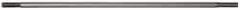 Made in USA - 10" Long, 1/4-20 Thread, Float Valve Rod - Stainless Steel, 1/2" Thread Length - USA Tool & Supply