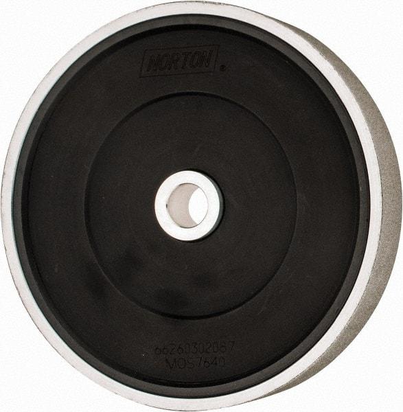 Norton - 100 Grit Diamond Bench & Pedestal Grinding Wheel - 6" Diam x 1" Hole x 1" Thick, Fine Grade - USA Tool & Supply
