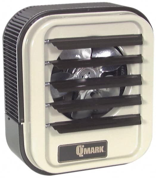 Marley - 51,200 Max BTU Rating, 15,000/11,200 Wattage, 910 CFM, Horizontal & Downflow Unit Electric Suspended Heater - USA Tool & Supply