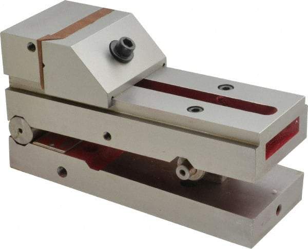 Suburban Tool - 3" Jaw Width x 1-5/16" Jaw Height, 4-3/4" Jaw Capacity, Steel, Sine Vise - 7-1/2" OAL x 3" Overall Width x 3-5/8" Overall Height, Square to within 0.0002", Parallel to within 0.0002" - USA Tool & Supply