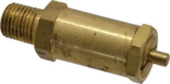 Kingston - 1/4" Inlet, Safety Relief Valve - 75 Max psi, Brass - USA Tool & Supply