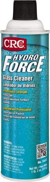 CRC - 20 oz Aerosol Ammonia Glass Cleaner - Use on Glass Surfaces - USA Tool & Supply