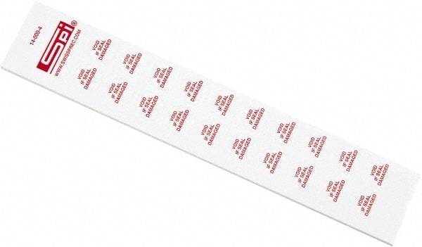 SPI - Inspection Label - Legend: Void If Seal Damaged, English, Red & White, No Coating - USA Tool & Supply