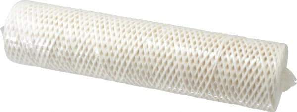 Parker - 2-1/2" OD, 25µ, Rayon String-Wound Cartridge Filter - 10" Long - USA Tool & Supply