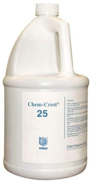 CREST ULTRASONIC - 1 Gal Bottle Ultrasonic Cleaner - Solvent-Based - USA Tool & Supply
