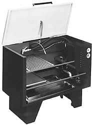 Graymills - Free Standing Solvent-Based Parts Washer - 42 Gal Max Operating Capacity, Steel Tank, 36" (Lid Close)/58" (Lid Open) High x 44" Long x 21-1/2" Wide, 115 Input Volts - USA Tool & Supply