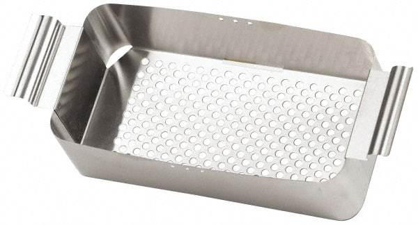 L&R Ultrasonic - Parts Washer Basket - 4" High x 6" Wide x 11-3/4" Long, Use with Ultrasonic Cleaners - USA Tool & Supply