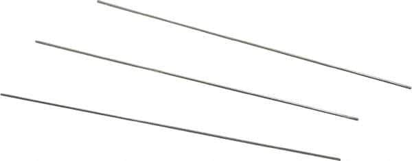 Van Keuren - 0.7mm Pitch, 1-1/2 Inch Long, Thread Pitch Diameter Measuring Wire - 0.4mm Nominal Best Wire Diameter, 0.0239 Inch Nominal Constant, 3 Pieces - USA Tool & Supply