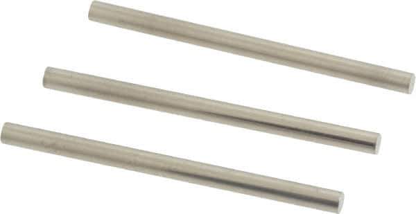 Van Keuren - 4 TPI, 1/4 Inch Pitch, 1-1/2 Inch Long, Thread Pitch Diameter Measuring Wire - 0.1291 Inch Nominal Best Wire Diameter, 0.1708 Inch Nominal Constant, 3 Pieces - USA Tool & Supply