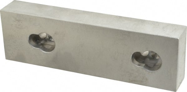 Kurt - 7.969" Wide x 2.44" High x 1.23" ThickFlat/No Step Vise Jaw - USA Tool & Supply