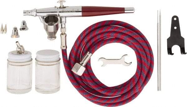 Paasche - Airbrush Gun - 20 to 45 psi, 0.5 to 1 CFM - USA Tool & Supply