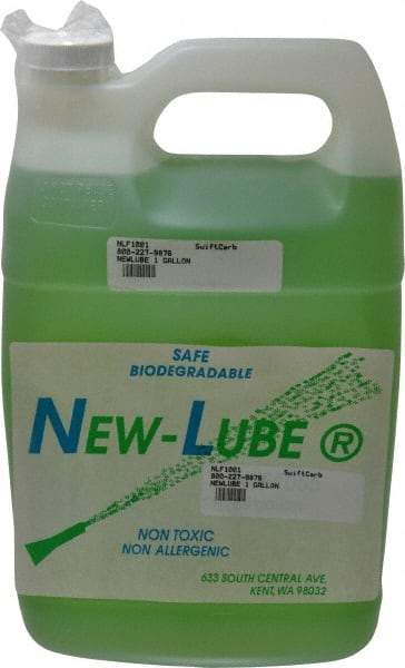 Superbee - New-Lube, 1 Gal Bottle Cutting Fluid - Water Soluble, For Cleaning - USA Tool & Supply
