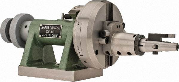 Value Collection - 12" Max Wheel Diam, Radius & Angle Wheel Dresser - 3.4" Center Height, 2" Tangential Travel, 0 to 1-5/8" Convex Radius, 5/8 to 1-5/8" Concave Radius - USA Tool & Supply