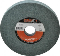 Camel Grinding Wheels - 7" Diam x 1-1/4" Hole x 3/4" Thick, I Hardness, 60 Grit Surface Grinding Wheel - Silicon Carbide, Type 5, Medium Grade, 3,760 Max RPM, Vitrified Bond, One-Side Recess - USA Tool & Supply