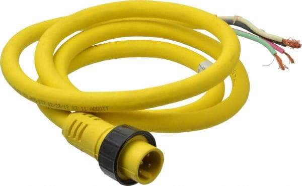Brad Harrison - 15 Amp, Male Cordset Sensor and Receptacle - IP68 Ingress Rating - USA Tool & Supply