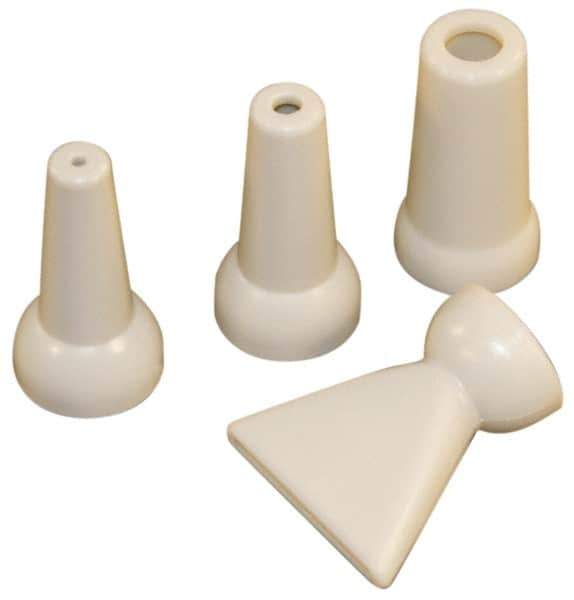Cedarberg - 1/4" Hose Inside Diam x 1/16, 1/8, 1" (Flare), 1/4" (Round) Nozzle Diam, Coolant Hose Nozzle Kit - For Use with Snap-Loc Modular Hose System, 4 Pieces - USA Tool & Supply