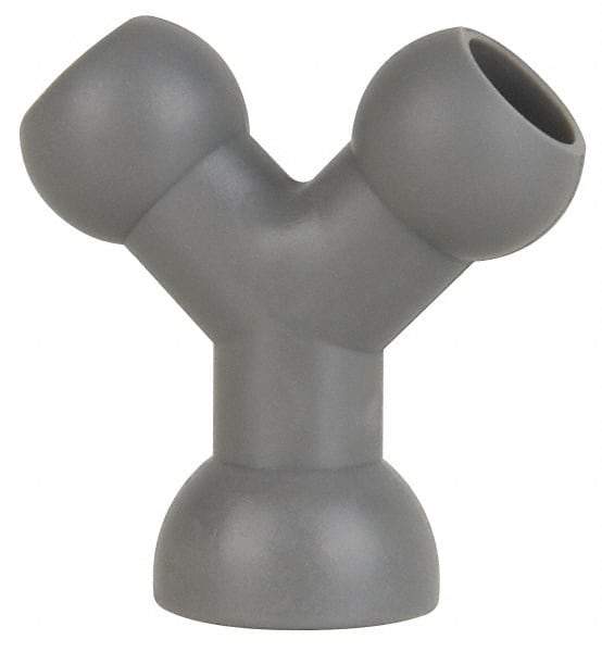 Cedarberg - 1/4" Hose Inside Diam, Coolant Hose Y-Fitting - Female to Female, for Use with Snap Together Hose System, 2 Pieces - USA Tool & Supply