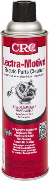 CRC - 19 Ounce Aerosol Electrical Grade Cleaner/Degreaser - 37,500 Volt Dielectric Strength, Nonflammable - USA Tool & Supply