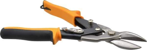 Value Collection - 1-3/8" Length of Cut, Straight Pattern Aviation Snip - 10" OAL - USA Tool & Supply