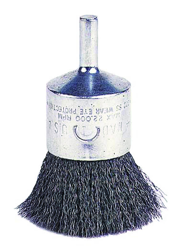 1'' Diameter - Steel Wire End Brush - USA Tool & Supply