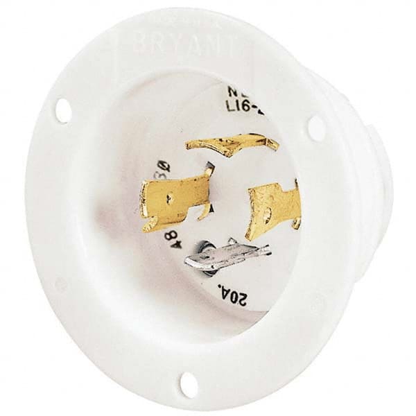 Bryant Electric - Twist Lock Plugs & Connectors Connector Type: Inlet Grade: Industrial - USA Tool & Supply