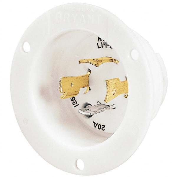 Bryant Electric - Twist Lock Plugs & Connectors Connector Type: Inlet Grade: Industrial - USA Tool & Supply
