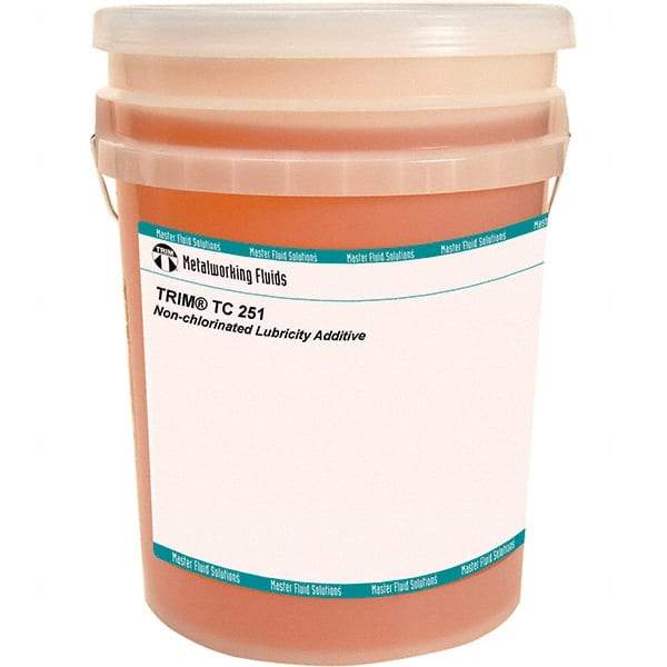 Master Fluid Solutions - 5 Gal Pail Lube/Emulsifier Additive - Low Foam, Series Trim TC251 - USA Tool & Supply