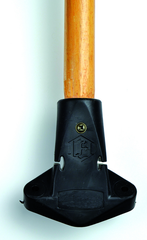 60 x 1-1/8" Wooden handle-Unbreakable Connector with Grip - USA Tool & Supply